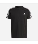 Adidas Essentials 3-Streifen T-Shirt schwarz