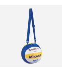 Mikasa Ballbag BV18 mit Tragegurt royal blue/yellow