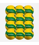 Mikasa Volleyball V200W-CEV yellow/green (12-Pack)