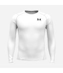 Under Armour HeatGear Compression Sweatshirt Herren weiss
