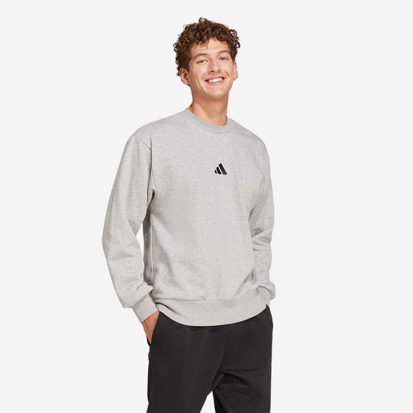 Adidas Sweat Hoodie FEELCOZY medium grey