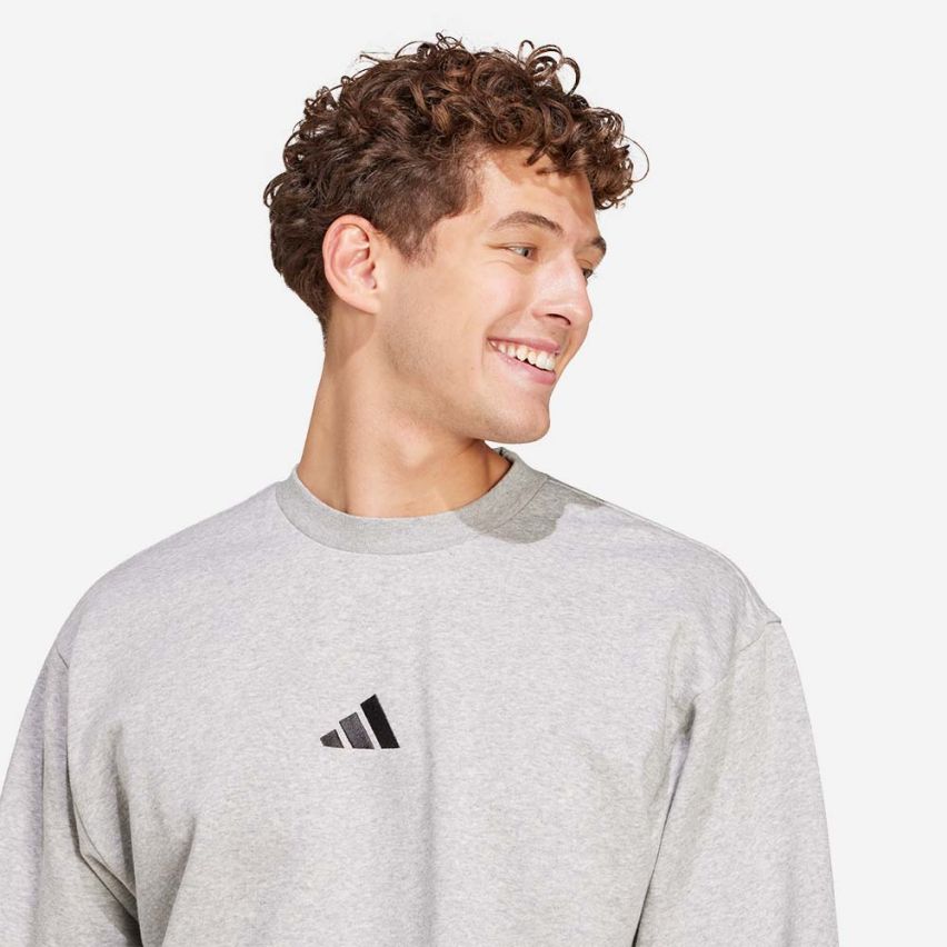 Adidas Sweat Hoodie FEELCOZY medium grey
