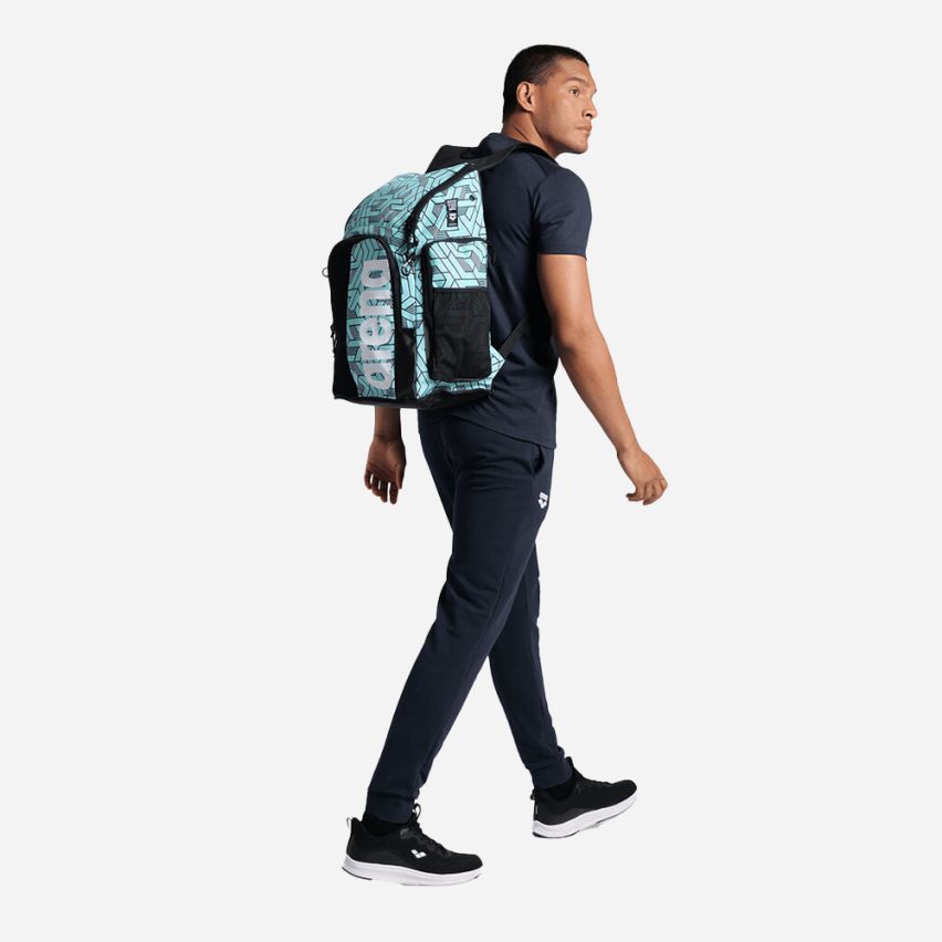 Arena Rucksack Spiky III Allover escape blue