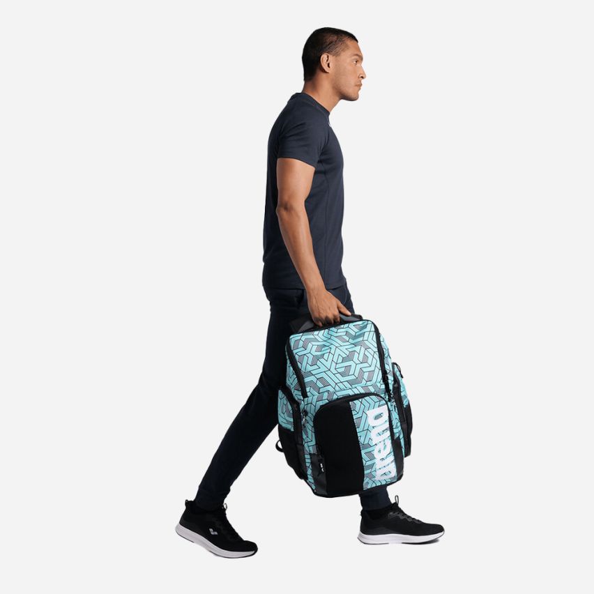 Arena Rucksack Spiky III Allover escape blue