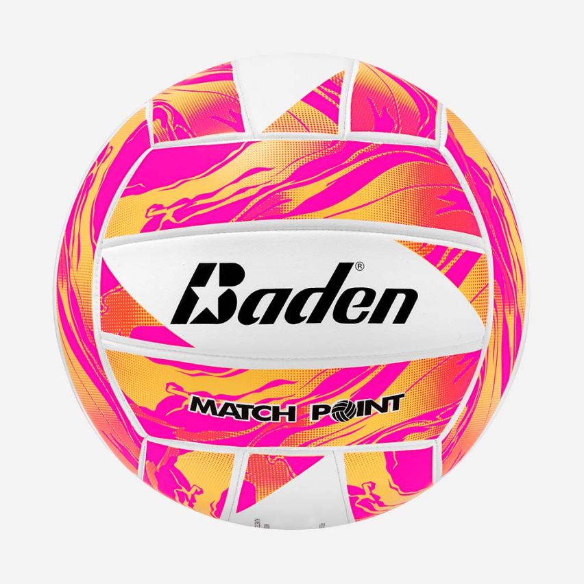 Baden Beachvolleyball Match Point weiss/orange/pink