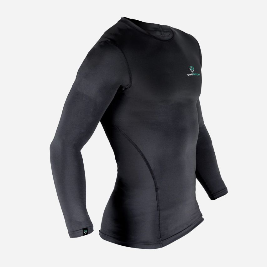 Gamepatch Compression Shirt Long Sleeve schwarz
