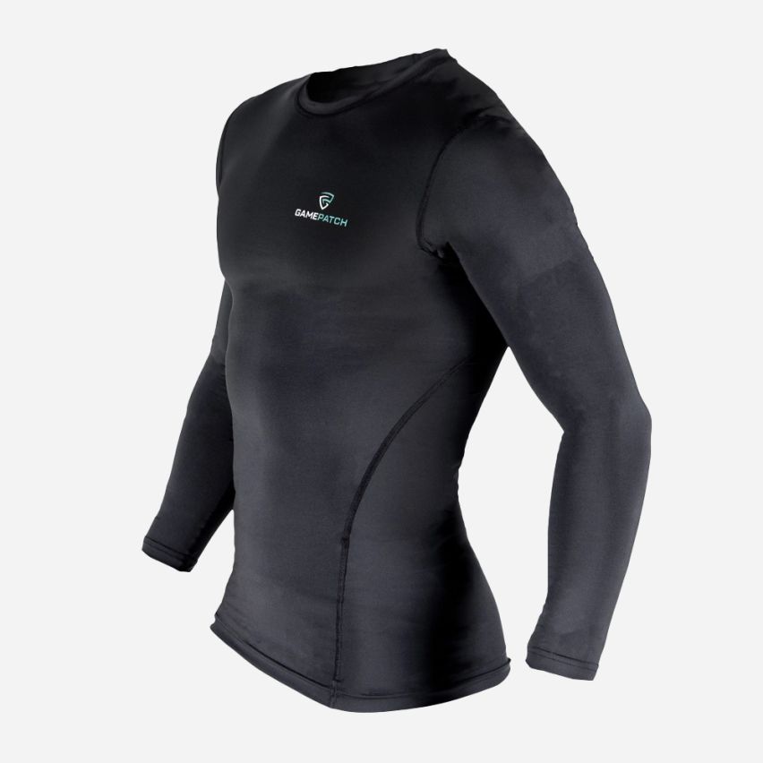 Gamepatch Compression Shirt Long Sleeve schwarz