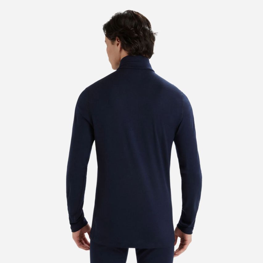 icebreaker Merino 200 Oasis Half-Zip Longsleeve Thermoshirt Herren navy