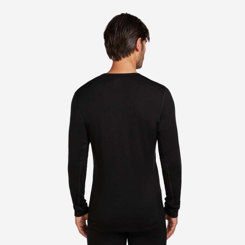 icebreaker Merino 260 Oasis Longsleeve Thermoshirt Herren schwarz