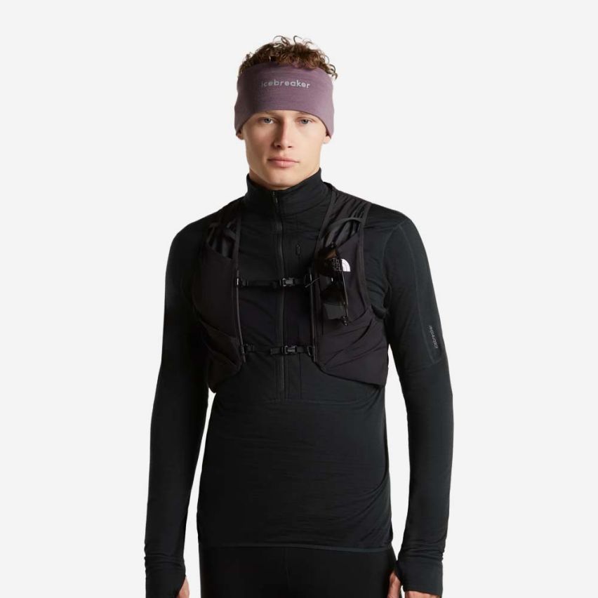 icebreaker 200 Oasis Stirnband grey plum