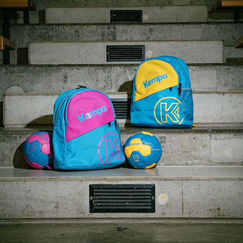 Kempa Rucksack Team Junior kempablau/gelb