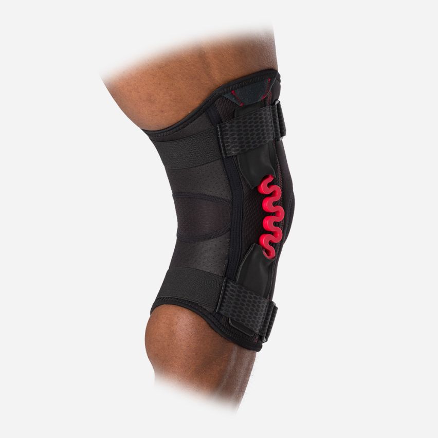 McDavid NRG Kniebandage mit Federgelenk schwarz