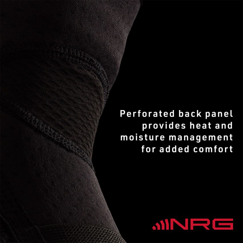 McDavid NRG Kniebandage mit Federgelenk schwarz