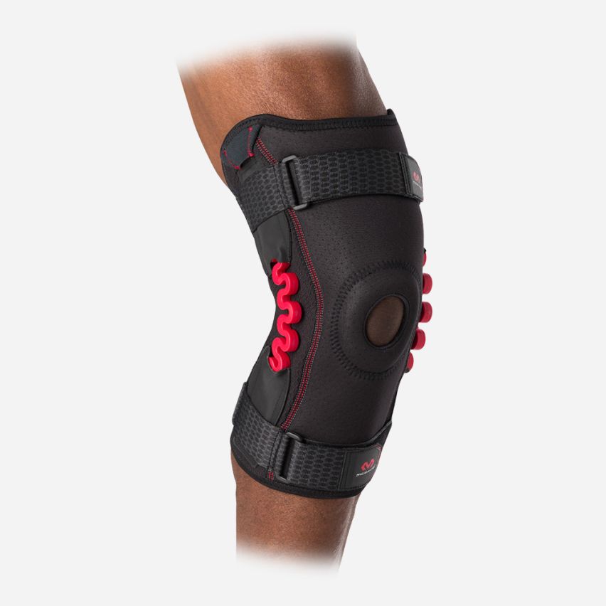 McDavid NRG Kniebandage mit Federgelenk schwarz