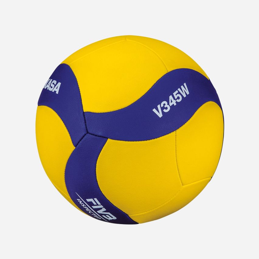 Mikasa Trainingsvolleyball V345W yellow/royal