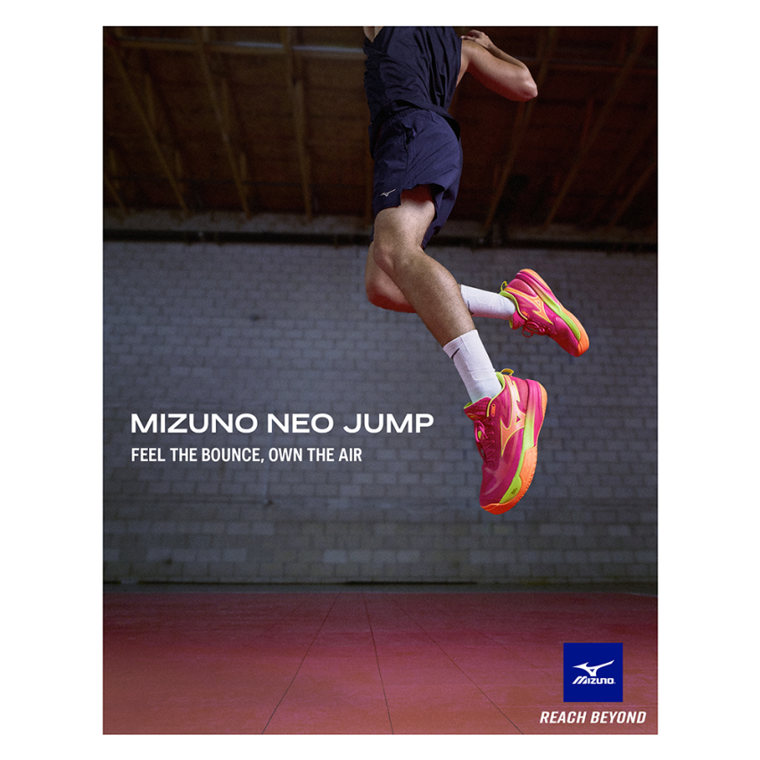 Mizuno NEO JUMP pink tetra/fortune yellow/light orange