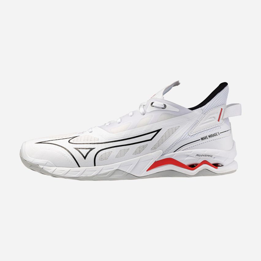 Mizuno Wave MIRAGE 5 white/black/fiery red
