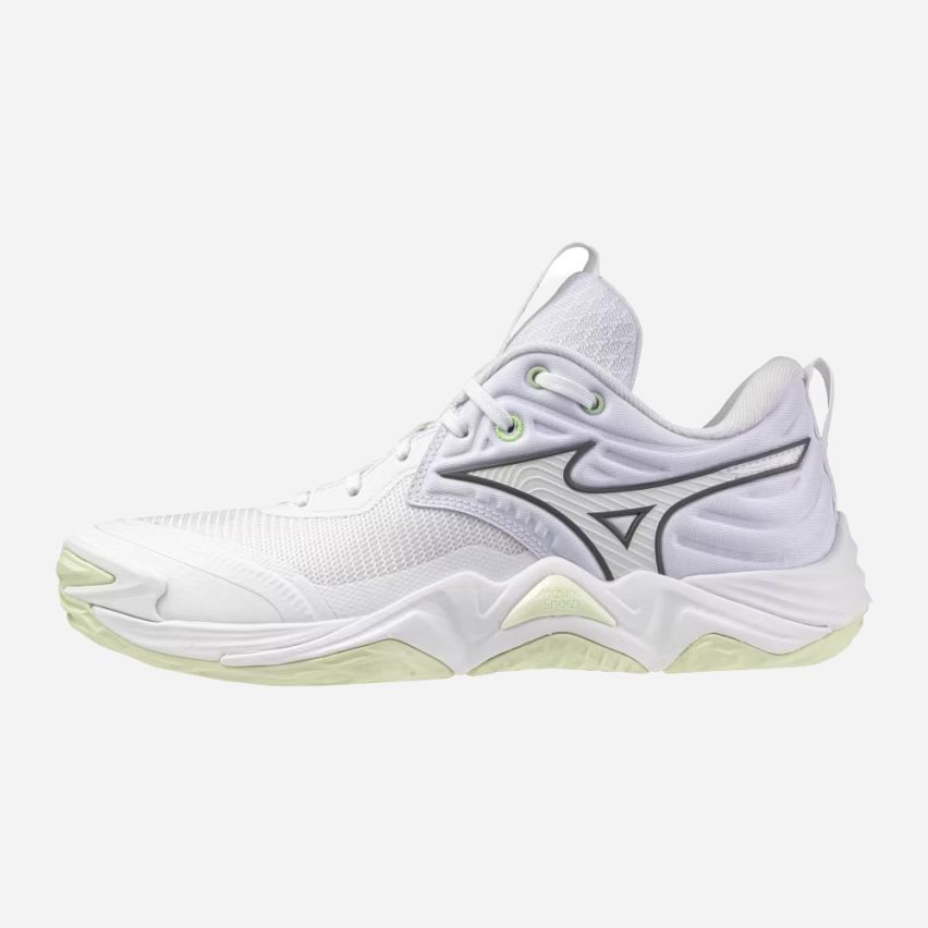 Mizuno Wave MOMENTUM ELITE white/balsam green/ambrosia