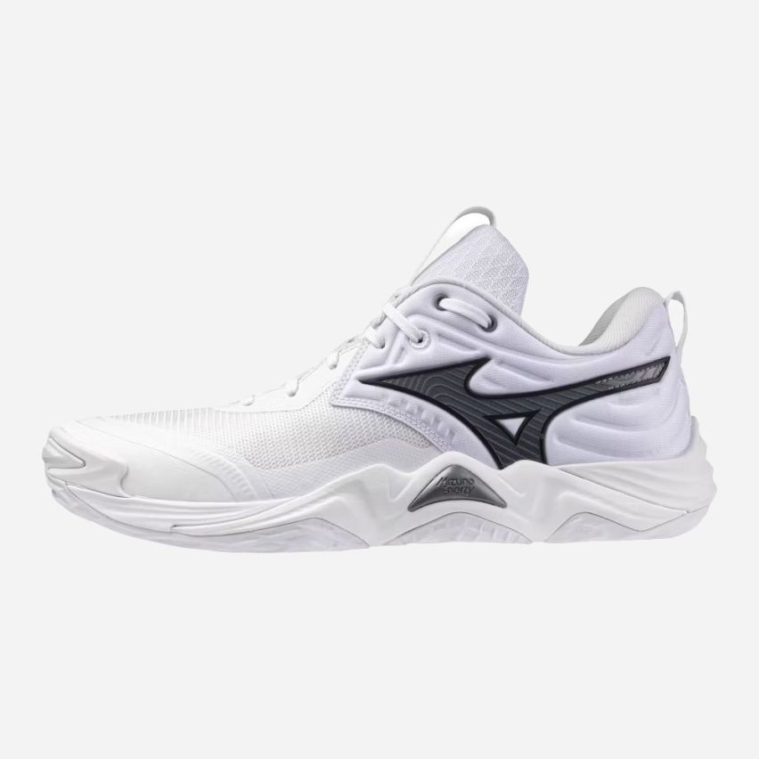 Mizuno Wave MOMENTUM ELITE white/metallic gray/black