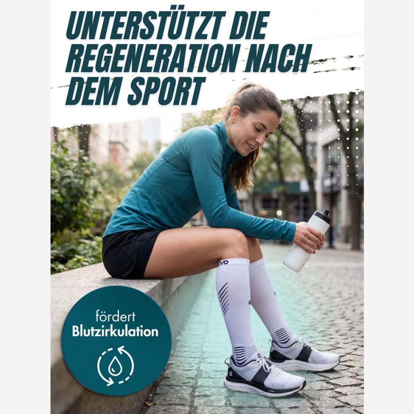 momevo BambooSox Kompressionsstrümpfe (2-Paar)