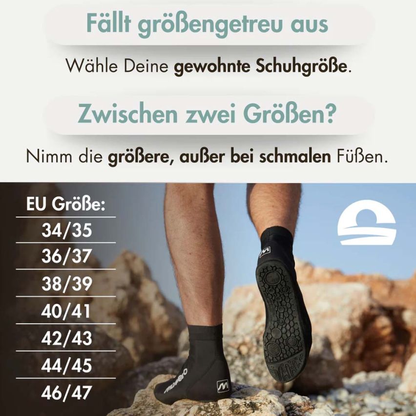 momevo Badeschuhe Splashies schwarz