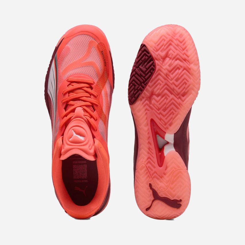 Puma ACCELERATE NITRO SQD glowing red/white dark crimson