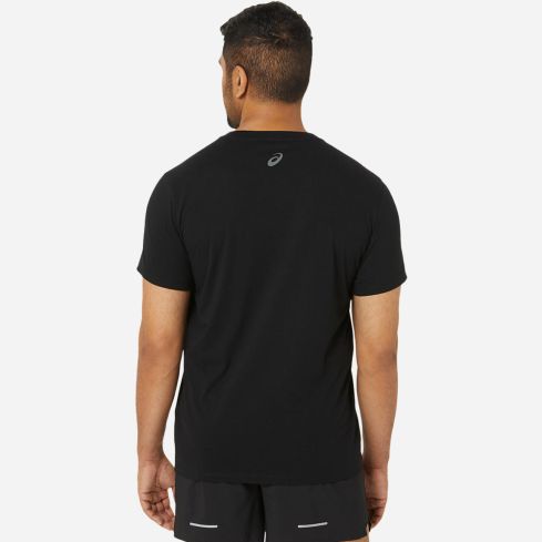 Asics CHEST LOGO SS TEE Men black/graphite grey