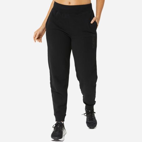 Asics LOGO SWEATPANT Lady performance black