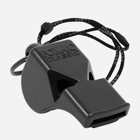 Fox40 Pfeife Classic Official black mit Pfeifenschnur
