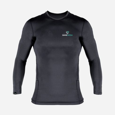 Gamepatch Compression Shirt Long Sleeve schwarz