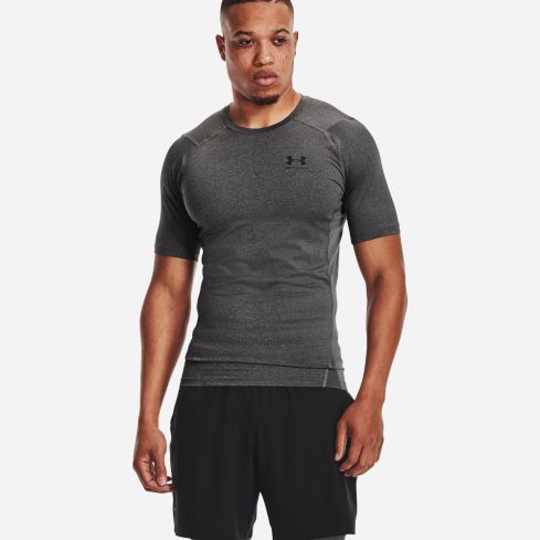 Under Armour HeatGear Compression T-Shirt Herren carbon